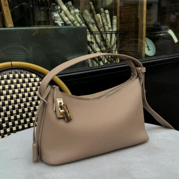 😍VERAFIED - 😍NWOT 😍Gold Beige Hobo Bag - Picture 14 of 15